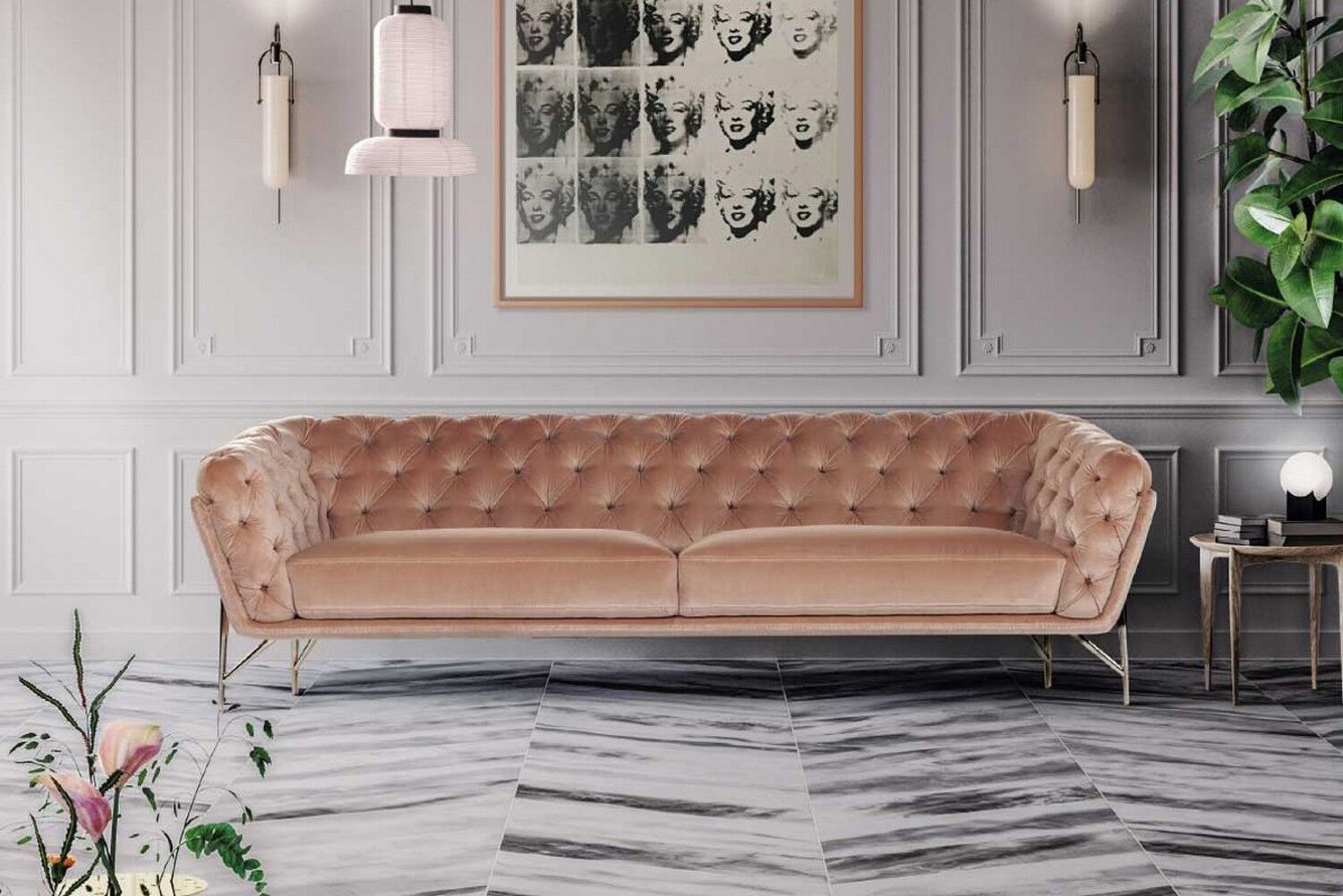 Sofa Art Nouveau Calia Italia